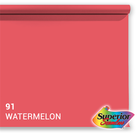 Superior achtergrondpapier 91 watermelon 1,35 x 11m