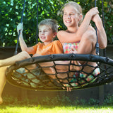 SwingKing Nestschommel voor 1 tot 2 Kinderen Ø 100 cm Zwart
