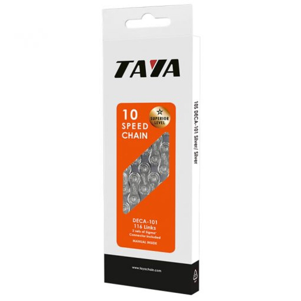 Taya Halskette Deca-101 10 Vitesse 1 2x5 64 116 Sëlwer Sëlwer Sëlwer