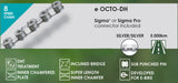 Taya ketting octo-dh 1 2x3 32x136 e-bike, 7-8 speed, zilver