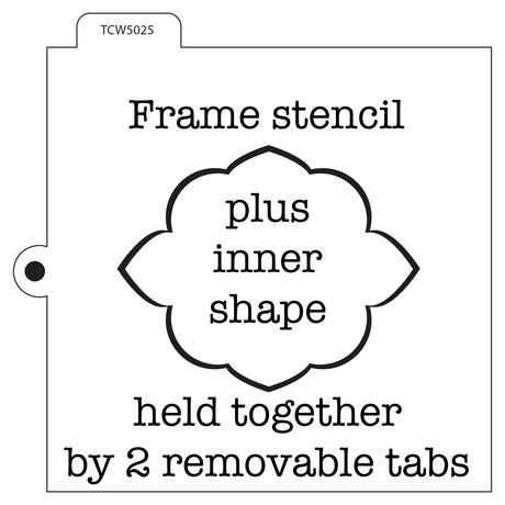 The crafter's workshop • template cookie 5,5x5,5 plaque
