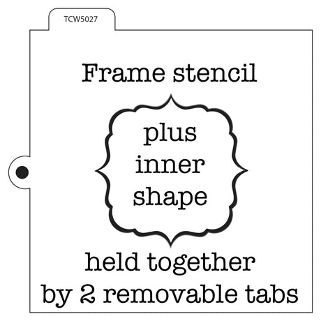 The crafter's workshop • template cookie 5,5x5,5 plaque