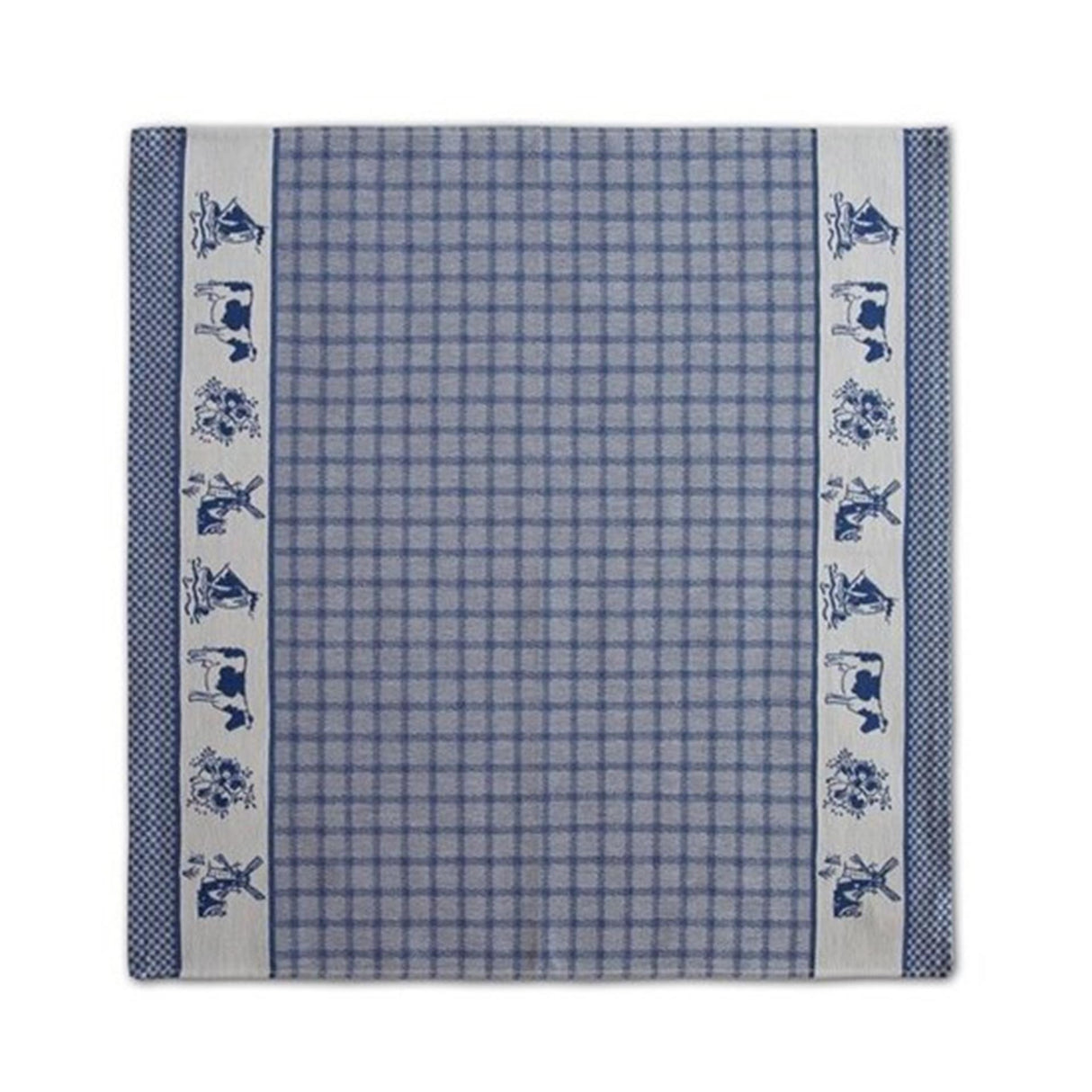 Ddddd theedoek dutchie blauw 60x65cm 6st
