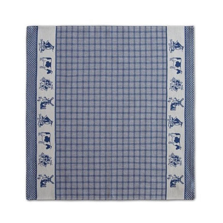 Ddddd theedoek dutchie blauw 60x65cm 6st