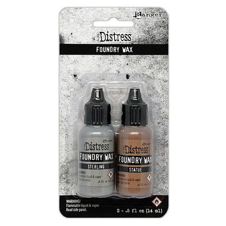 Ranger ink ranger • distress foundry wax kit 2 sterling statue