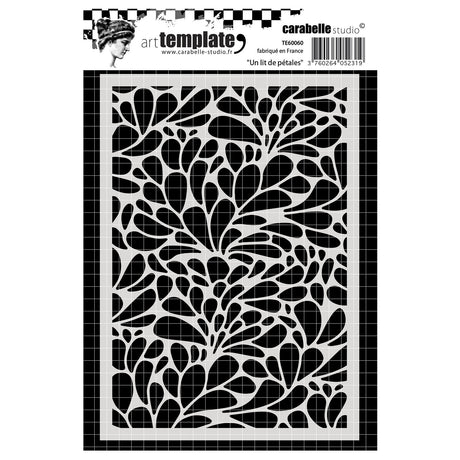 Carabelle studio • template 10,5x14,8cm un lit de pétales