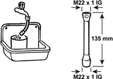Cornat slang-spaarregelaar m22vxm22v ch - tec307597