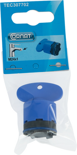 Cornat perlator met sleutel m24 pvc - tec307702