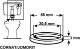 Cornat dichting afloop spoelbak - tec380420