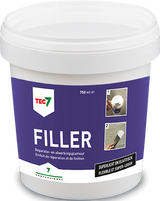 Tec7 filler pot alles-in-één vulmiddel en afwerkingsplamuur 750ml - 601075000