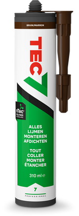Tec7 patroon universele kit 310ml bruin - 535406000