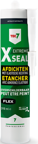 Tec7 x-seal antraciet, patroon, 310 ml | alles en overal afdichten - 528014000