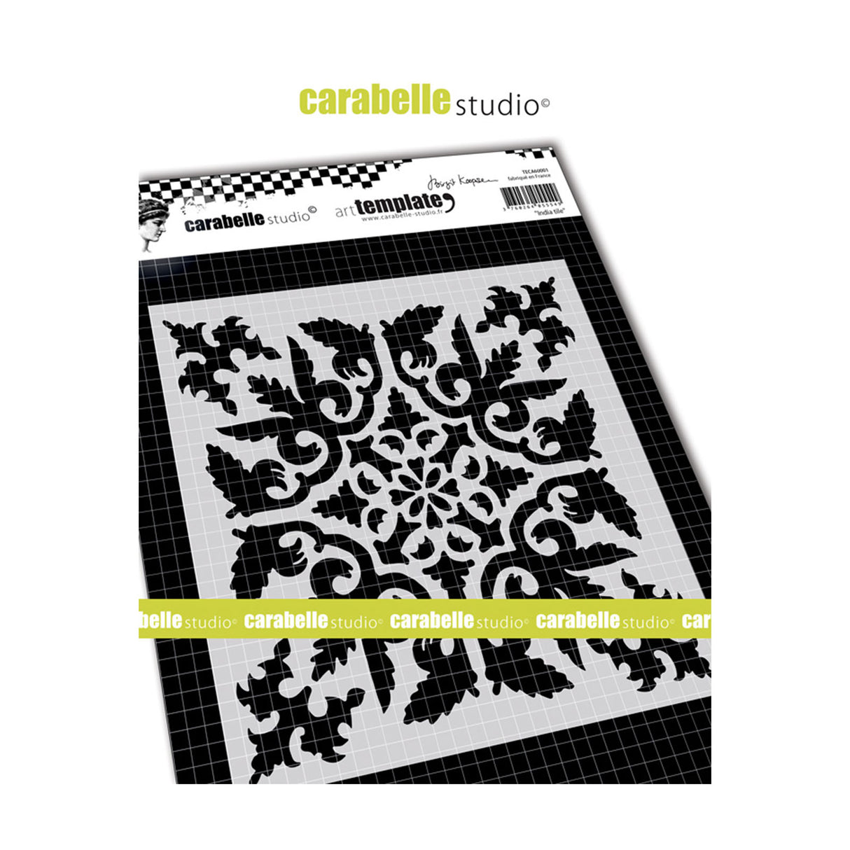 Carabelle studio • template carré 6'' india tile