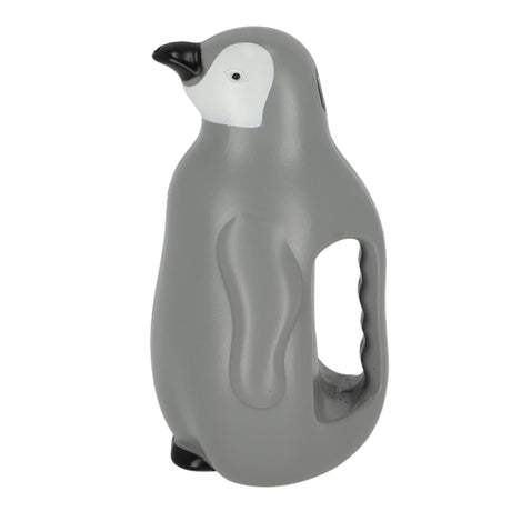 Esschert design gieter pinguã¯n 15x12,5xh23cm 1,4l grijs