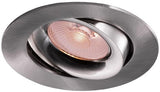 Enzo thorgeon led inbouwspot 8,2w dimtowarm 96mm rond verstelbaar geschuurd staal - led4682
