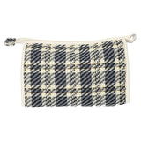 Traveller toilettas tweed ruit 26x16cm