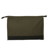 Traveller toilettas rubberen bodem groen 35x24cm
