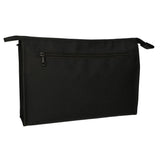Traveller toilettas rits horizontaal zwart 35x24 cm