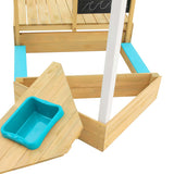 Tp toys Ahoy Houten Speelboot met Uitschuifbare Zandbak Accessoires