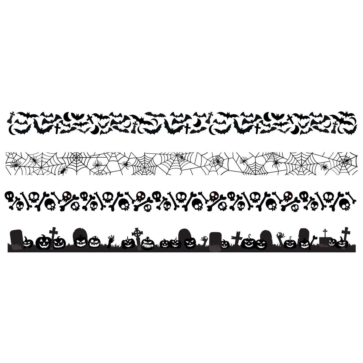 Creative expressions • designer boutique clear stempels spooky borders