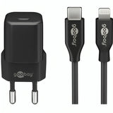 Usb c oplader + usb lightning kabel