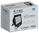 V-tac led bouwlamp | 30w | 3000k | ip65 | met sensor | body zwart - 9335220