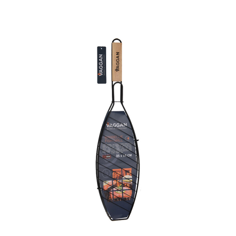 Vaggan barbecue visgrill zwart 35x14cm