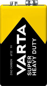 Varta Superlife 9V. Zink-Carbon. per stuk. (hangverpakking)