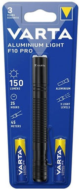 Varta zaklamp aluminium light f10