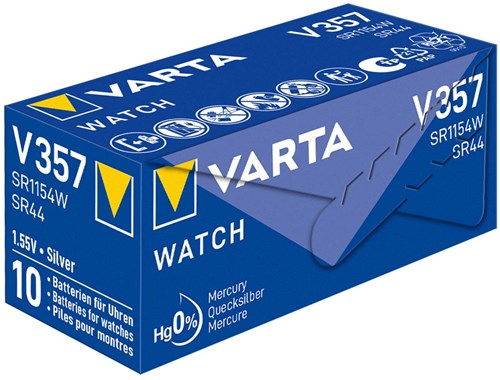 Varta 357 sr44 10 stuks in een doosje