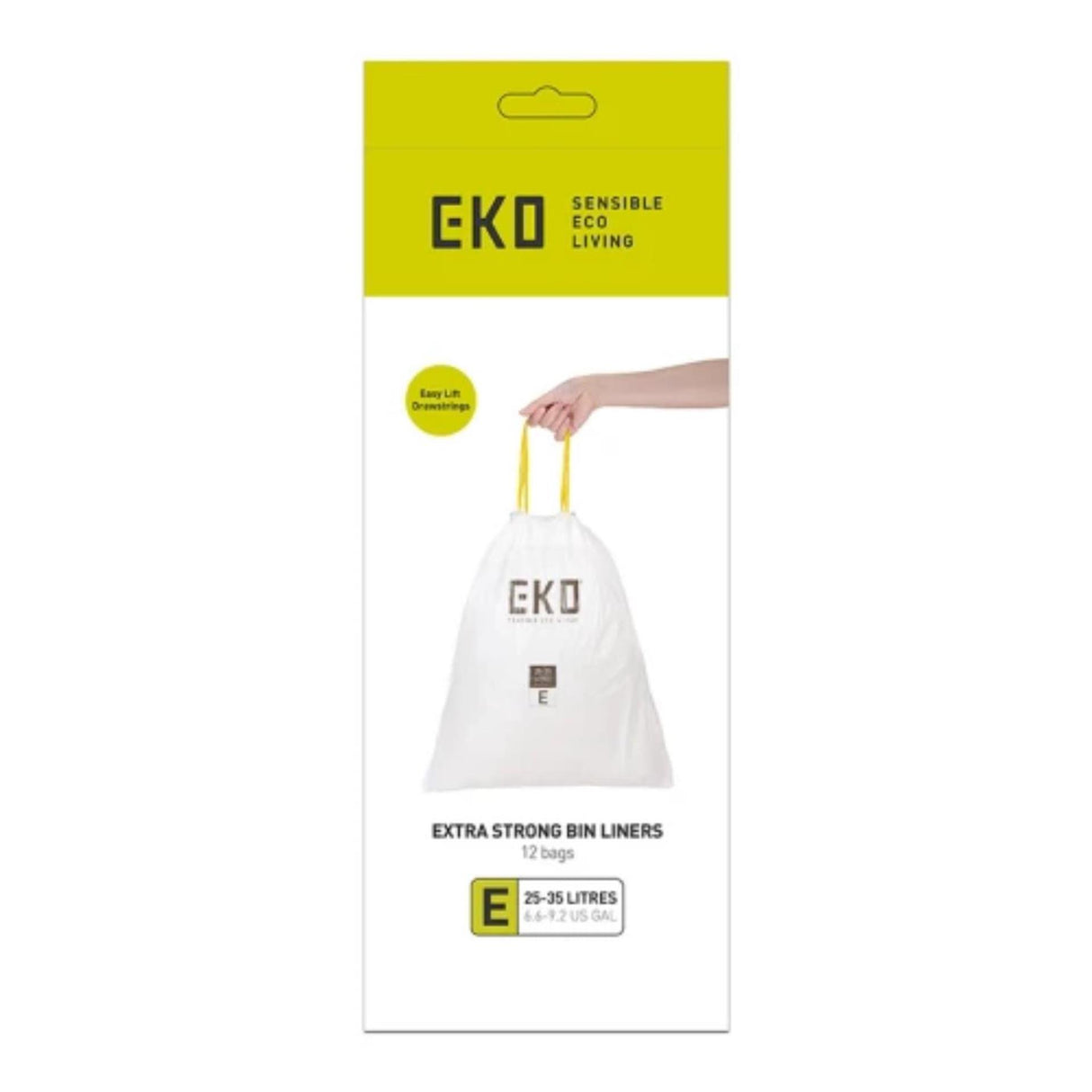 Eko afvalzakken type e 25-35 liter - rol 12 zakken