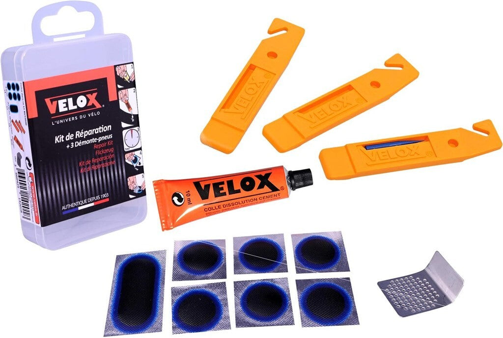 Velox Bandreparatieset 7 pleisters-solutie-3 bandenlichters