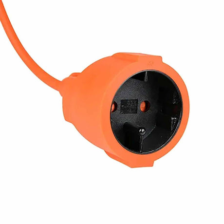 Verlengsnoer 20m ongeaard 2x1,5mm h05vv oranje