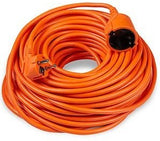 Enzo verlengsnoer | pvc | oranje | 2x1,5qmm | 20m | technik