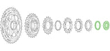 Shimano lock ring with spacer for cs-m771-10