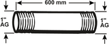 Cornat galva buis mm 1'' 600mm (530) - vzs530160
