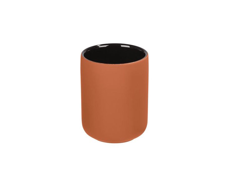 Wenko beker - badkamer - terracotta