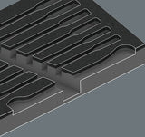 Wera 9830 schuimrubberen inzetstuk voor 6000 joker set 1, zonder gereedschap, 172 x 30 x 392 mm - 05137330001