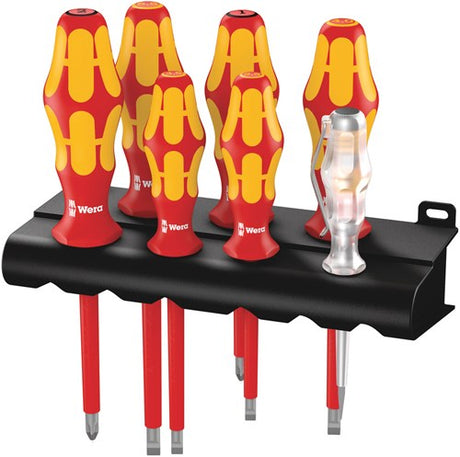 Wera 160 i 165 i 7 schroevendraaierset kraftform plus serie 100 + spanningszoeker + houder, 7 -delig - 1 stuk(s) - 05006148001