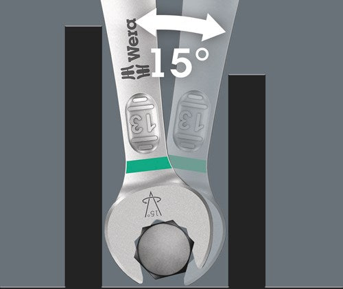 Wera 6003 joker ringsteeksleutel, inch, 7 16 x 135 mm - 05020213001