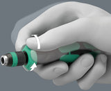 Wera 838 ra-r m bithandhouder met ratelfunctie, 1 4 , 1 4 x 123.5 mm - 05051493001