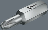 Wera 851 1 rz bits phillips, ph 2 x 25 mm gereduceerde schachtdiameter - 1 stuk(s) - 05135009001