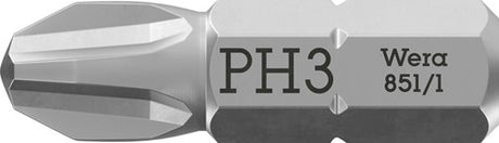 Wera 851 1 z bits phillips, ph 3 x 25 mm - 1 stuk(s) - 05072074001