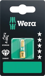 Wera 867 1 bdc torx® bits, tx 10 x 25 mm - 1 stuk(s) - 05134374001