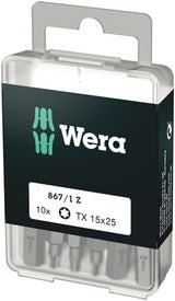 Wera 867 1 z torx® bits, tx 15 x 25 mm (10 bits pro box) - 1 stuk(s) - 05072407001