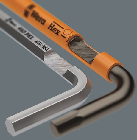 Wera 950 spkl stiftsleutel multicolour, metrisch, blacklaser, hex-plus, 3.0 mm - 1 stuk(s) - 05022606001