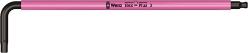 Wera 950 spkl stiftsleutel multicolour, metrisch, blacklaser, hex-plus, 3.0 mm - 1 stuk(s) - 05022606001