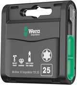Wera bit-box 15 impaktor tx 25, 15-delig - 1 stuk(s) - 05057775001