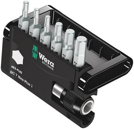 Wera bit-check 7 hex-plus 1, 7 -delig - 1 stuk(s) - 05056168001