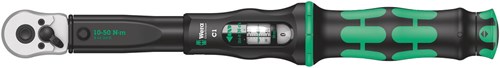 Wera click-torque c 1 draaimomentsleutel met omschakelratel, 1 2 duim, 10 - 50 nm - 1 stuk(s) - 05075620001